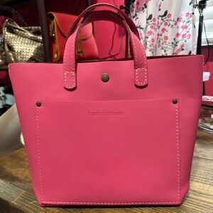 Portland Leather Pink Crossbody Bag